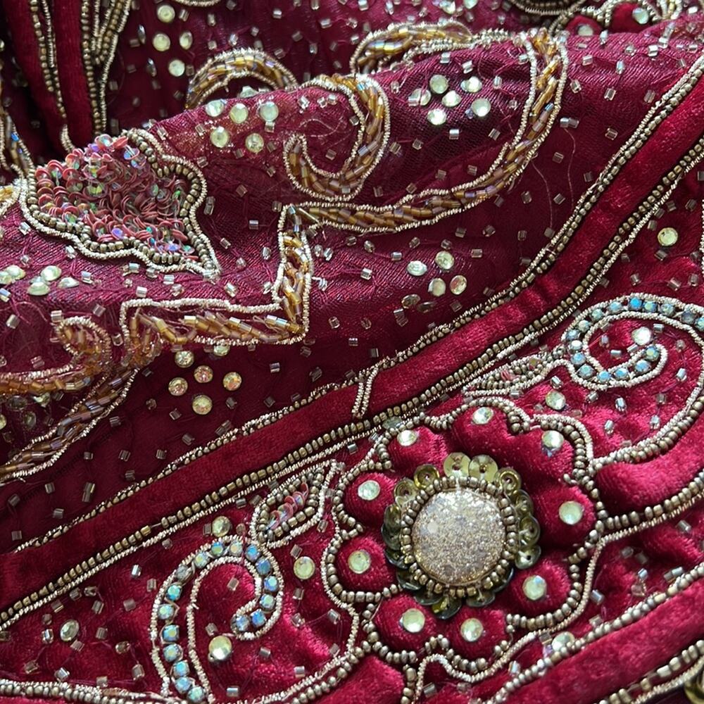 Embroidered Wedding Guest Dress - Picture 8 of 12
